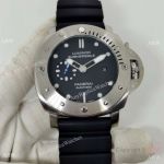 Top Replica Panerai Luminor Submersible PAM 00682 Watch Black Rubber Strap